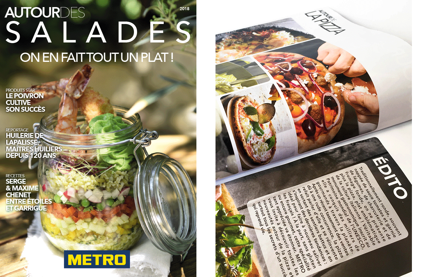 METRO Magalogue — animated editorial preview