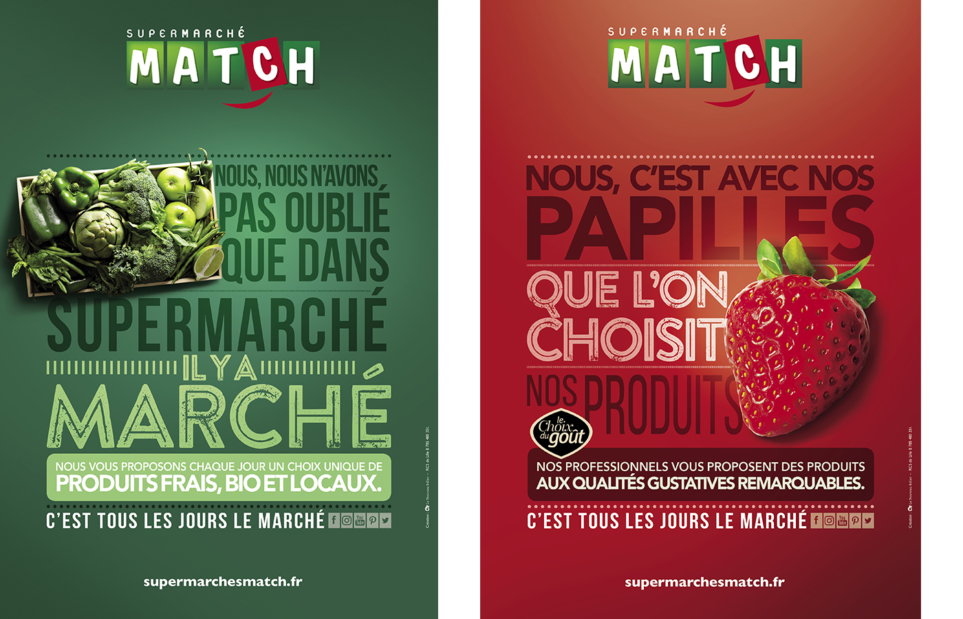 Supermarchés Match — campagne publicitaire