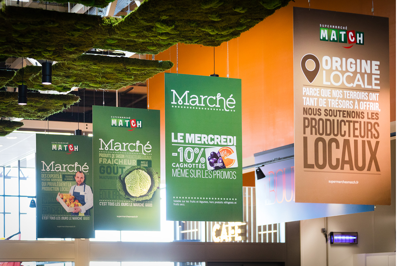 Supermarchés Match — Campagne de communication et signalétique en magasin