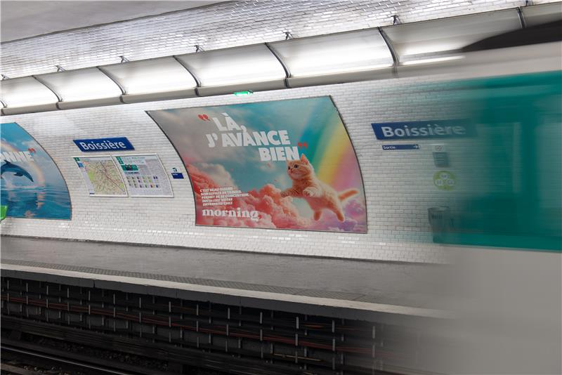 Morning - Affichage métro
