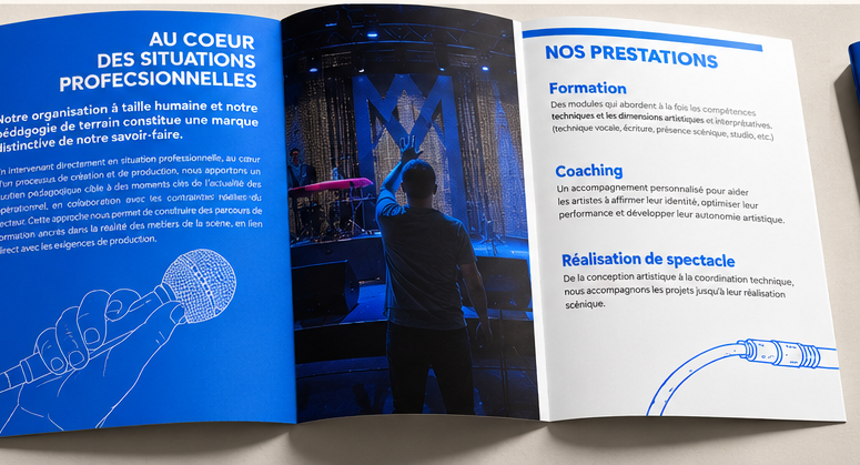 Studio Pereire BIS brochure interior